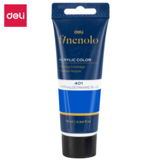 Akrüülvärv DELI Finenolo 75ml, ftalotsüaniini sinine (tumesinine)