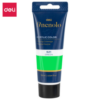 Akrüülvärv DELI Finenolo 75ml, roheline