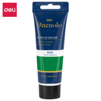 Akrüülvärv DELI Finenolo 75ml, sap roheline