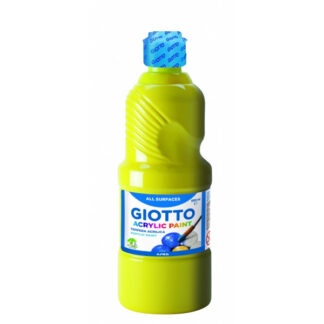 Akrüülvärv Fila Giotto 500ml, pudelis kollane