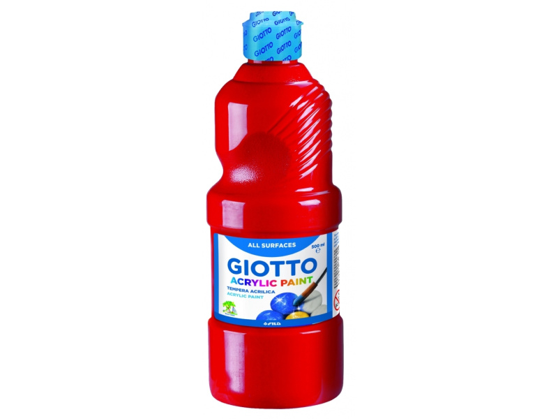Akrüülvärv Fila Giotto 500ml, pudelis punane