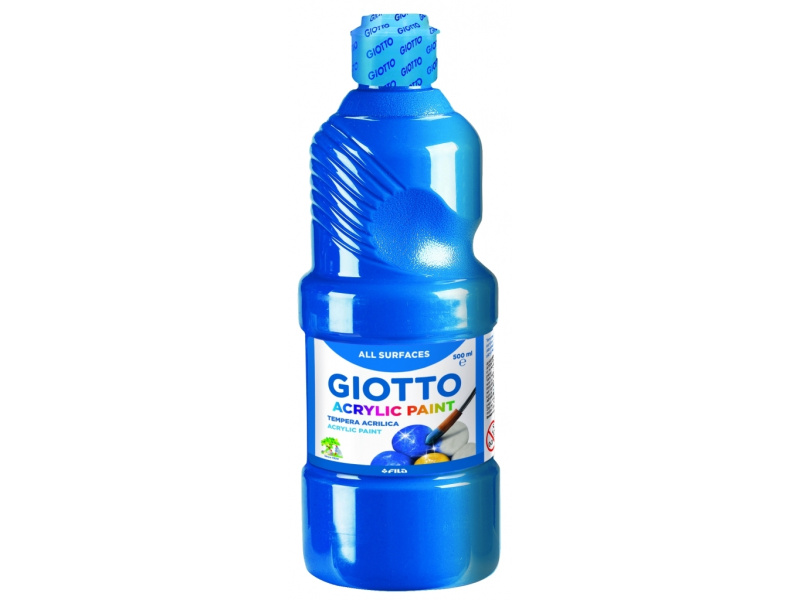 Akrüülvärv Fila Giotto 500ml, pudelis sinine
