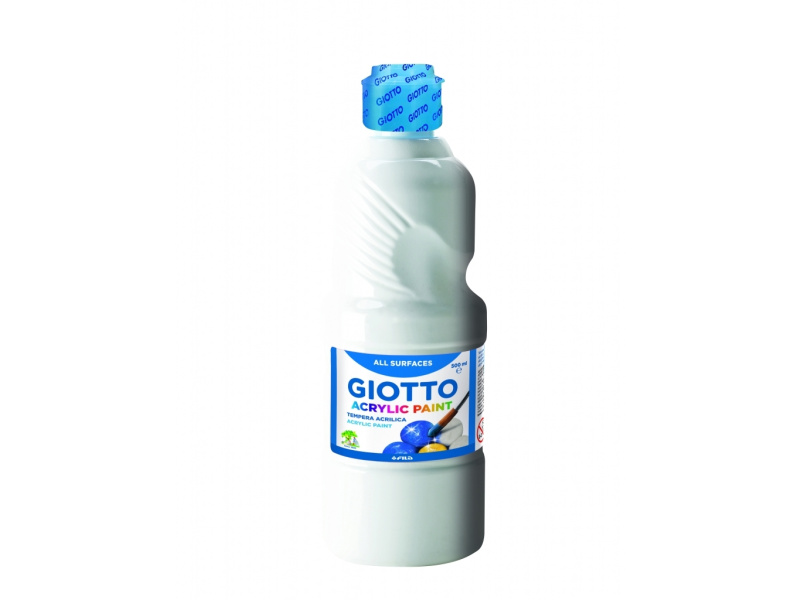 Akrüülvärv Fila Giotto 500ml, pudelis valge