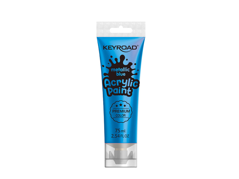 Akrüülvärv Keyroad 75ml, metallik sinine