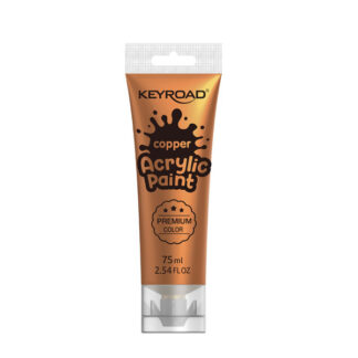 Akrüülvärv Keyroad 75ml, metallik vaskne