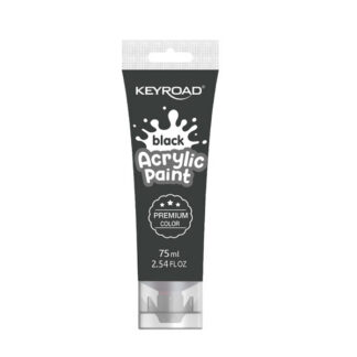 Akrüülvärv Keyroad 75ml, must