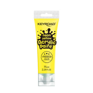 Akrüülvärv Keyroad 75ml, neoon kollane