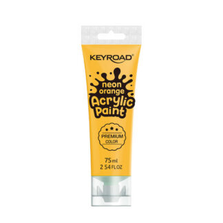 Akrüülvärv Keyroad 75ml, neoon oranž