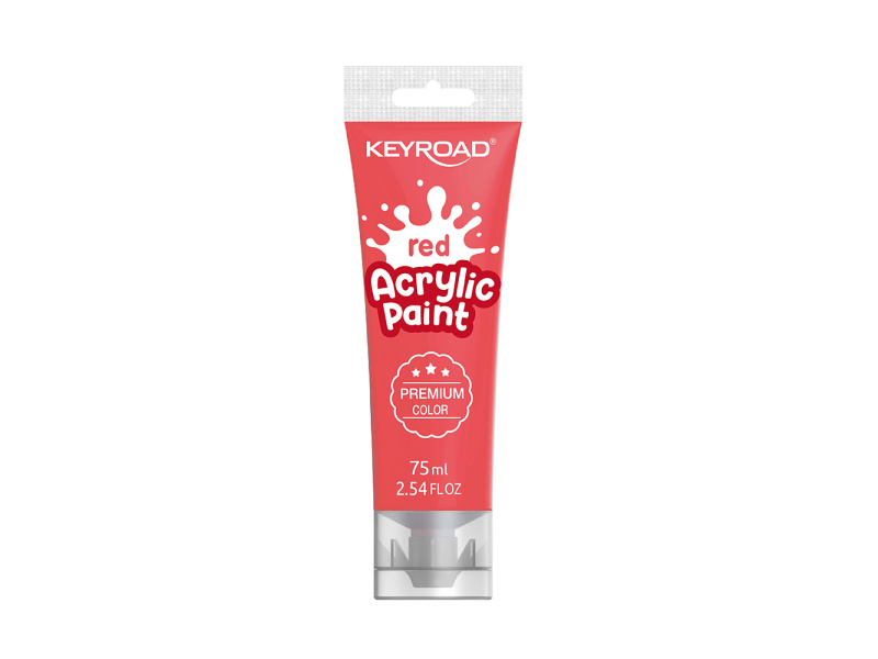 Akrüülvärv Keyroad 75ml, punane