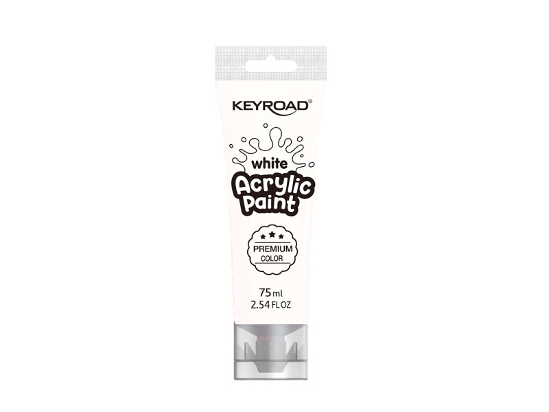 Akrüülvärv Keyroad 75ml, valge