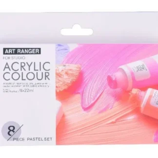 Akrüülvärvid Art Rangers 8-värvi 22 ml pastelsed värvid