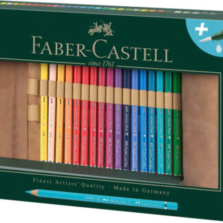Akvarell-kunstipliiatsid Faber-Castell Albrecht Dürer 30 värvi nahk pinalis