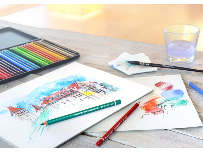 Akvarell-kunstipliiatsid Faber-Castell Albrecht Dürer 60 värvi - Pilt 4