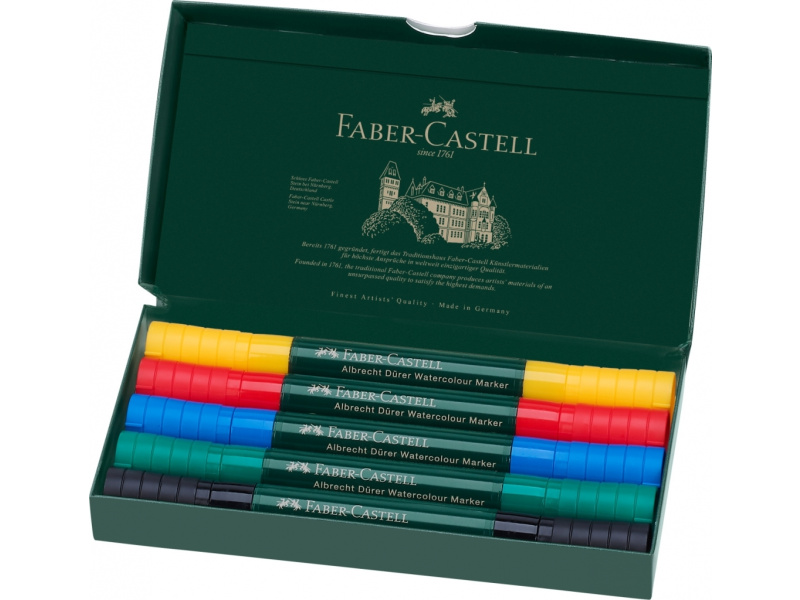 Akvarellimarker Faber-Castell Abrecht Dürer 5-värvi - Pilt 2