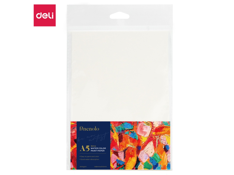 Akvarellipaber A5/300g, lahtised lehed 16l/pk