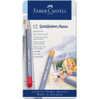 Akvarellpliiatsid Faber-Castell Goldfaber Aqua Creative Studio 12 värvi