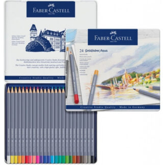 Akvarellpliiatsid Faber-Castell Goldfaber Aqua Creative Studio 24 värvi
