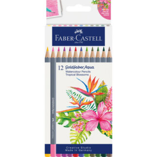 Akvarellpliiatsid Faber-Castell GoldFaber Aqua karbis 12 tk