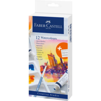 Akvarellvärv Faber-Castell 12 värvi 9ml