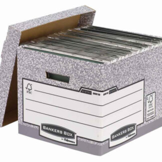 Arhiivikarp Fellowes 333x285x390mm kaanega, hall