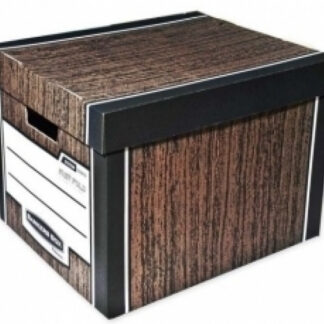 Arhiivikarp Fellowes Woodgrain Bankers Box 2tk 325x285x385mm, pruun