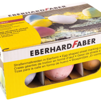 Asfaldikriit EberhardFaber 6tk/pk muna värviline