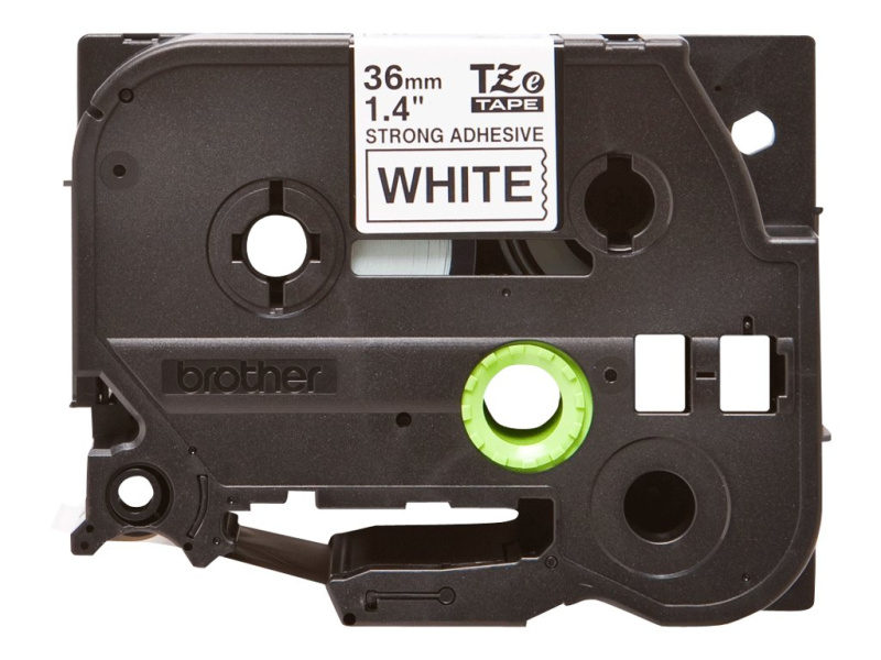 BROTHER TZES261 FlexiTapes 8m36mm strong adhesive black on white for P-touch - Image 3