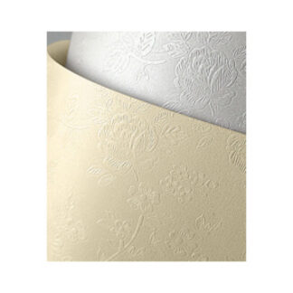 Dekoratiivpaber Floral A4/20L 220gr valge