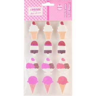 Dekoratiivsed 3D kleepsud deVENTE Glitter Ice Cream