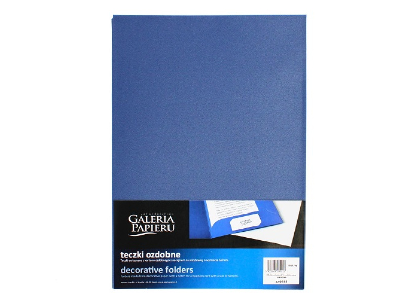 Dokumendikaaned kartong A4, metallic navy sinine 1tk