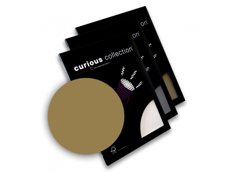 Esinduspaber Curious Metallics Gold Leaf A4/120g/50L