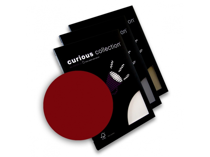 Esinduspaber Curious Metallics Red Lacquer A4/120g/50L