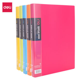 Esitluskaaned DELI A4 40-taskut, assortii