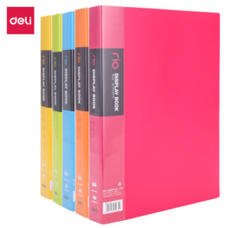 Esitluskaaned DELI A4 60-taskut, assortii