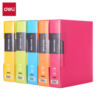 Esitluskaaned DELI A4 80-taskut, assortii