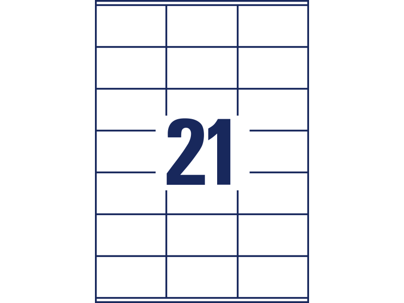 Etiketid Zweckform 3481 70x41mm A4/100L - Pilt 2