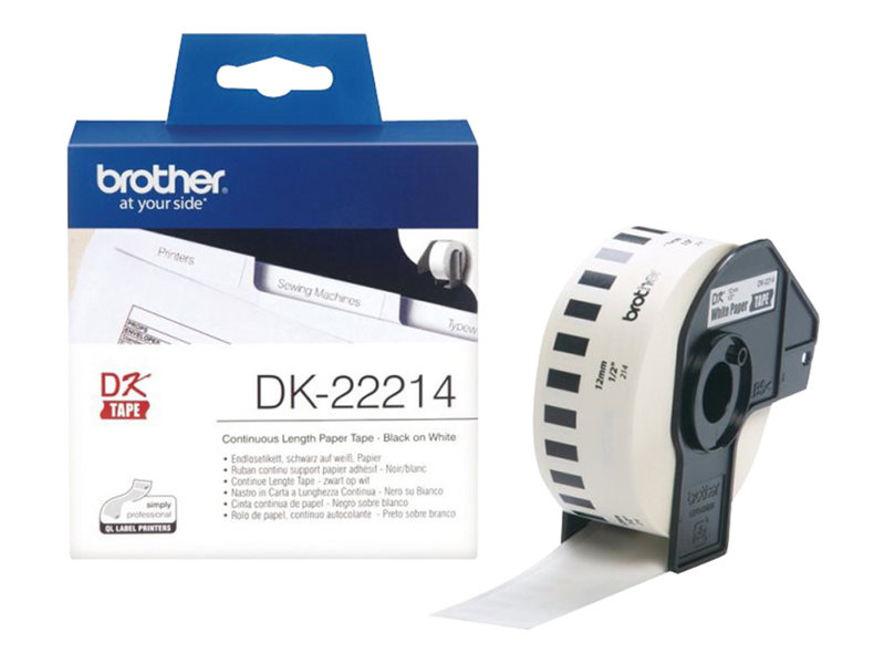 Etiketilint Brother "DK22214", White, Lõputu Printimine - Pilt 2
