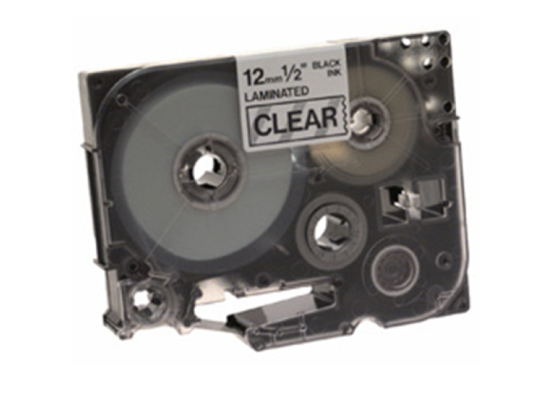 Etiketilint Brother "TZe-131", Black on Clear, Laminated - Pilt 2