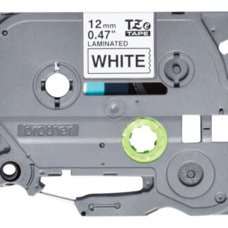 Etikettlint Brother "TZe-231S2", Black on White, Lamineeritud