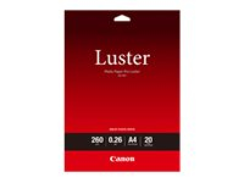 Fotopaber Canon "LU-101 Pro Luster", White, 260 g/m², Tuhmumiskindel
