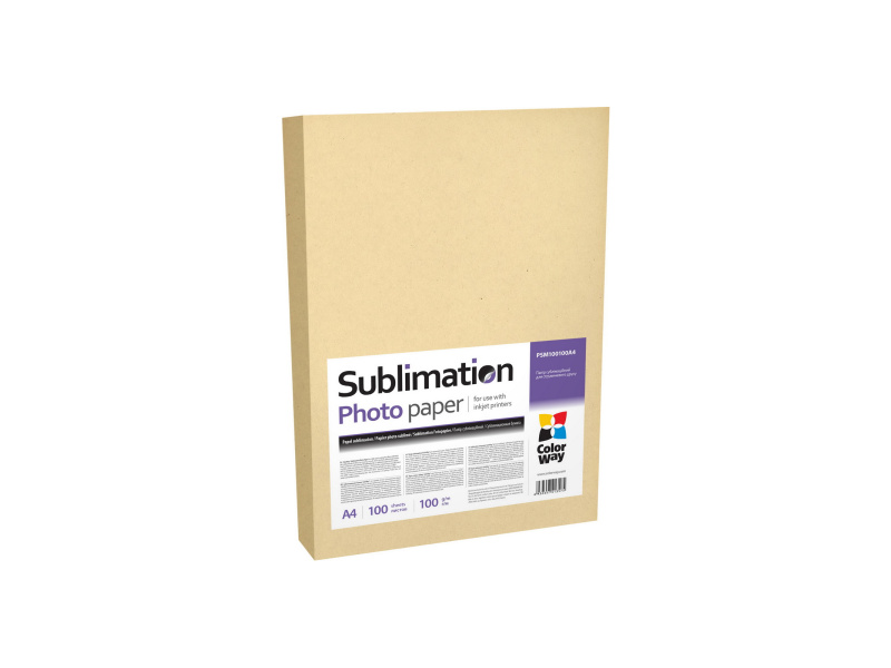 Fotopaber ColorWay A4/100g/100L sublimatsioon