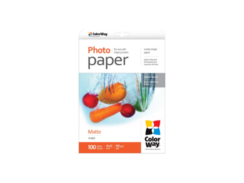 Фотобумага ColorWay PM1901004R, Mitteläikiv viimistlus