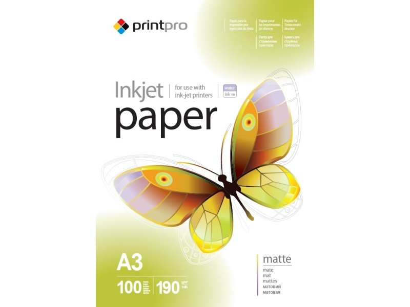 Fotopaber ColorWay PrintPro A3/180g/100L matt