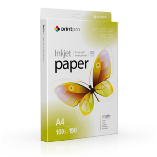 Fotopaber ColorWay PrintPro, matt, A4, 190 g/m², 100 lehte