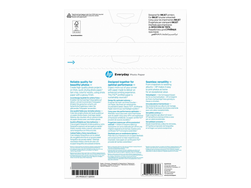 Fotopaber HP "Everyday Gloss", 200 g/m², Ere Prindikvaliteet - Pilt 5