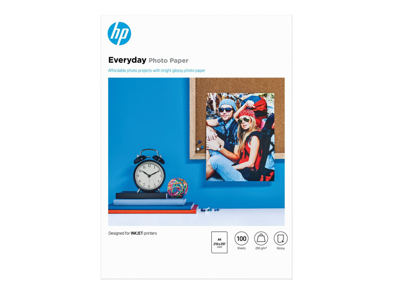 Fotopaber HP "Everyday Gloss", 200 g/m², Ere Prindikvaliteet