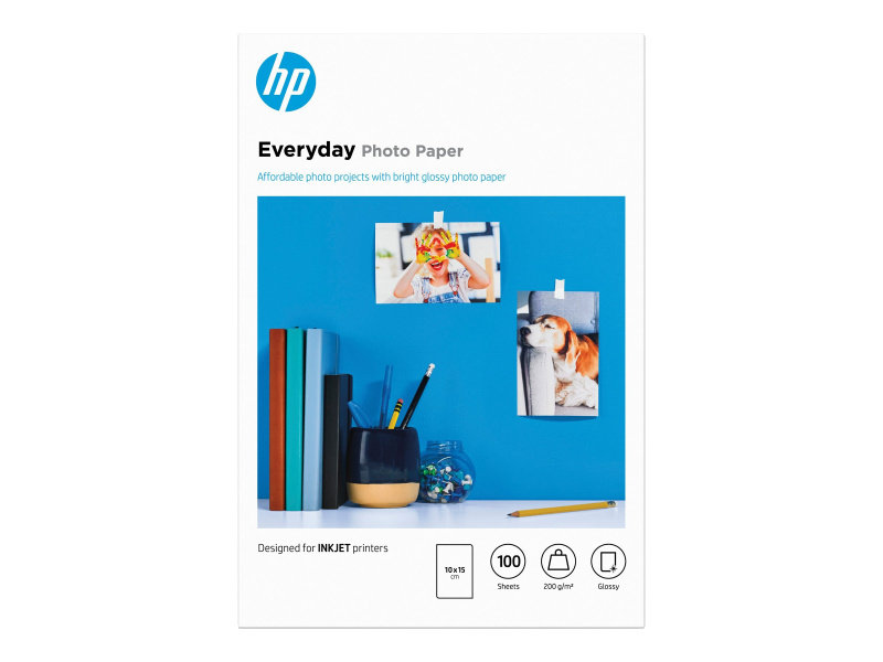 Fotopaber HP "Everyday Glossy", White, 200gsm, Lai Ühilduvus - Pilt 2