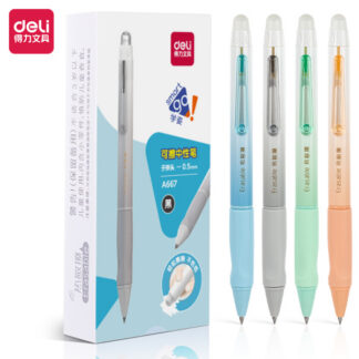 Geelpliiats Deli SmartGO 0,5mm kirjutab-kustutab must