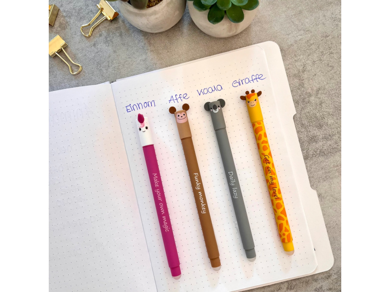 Geelpliiats EberhardFaber Erase it! Ükssarvik 0.7mm kirjutab-kustutab sinine - Pilt 4