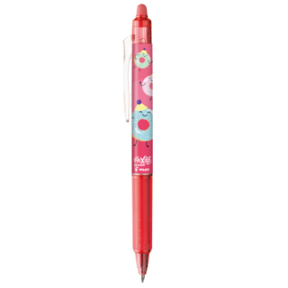 Geelpliiats Pilot Frixion Clicker Fancy Coral pink 0,7 mm kustutav sinine